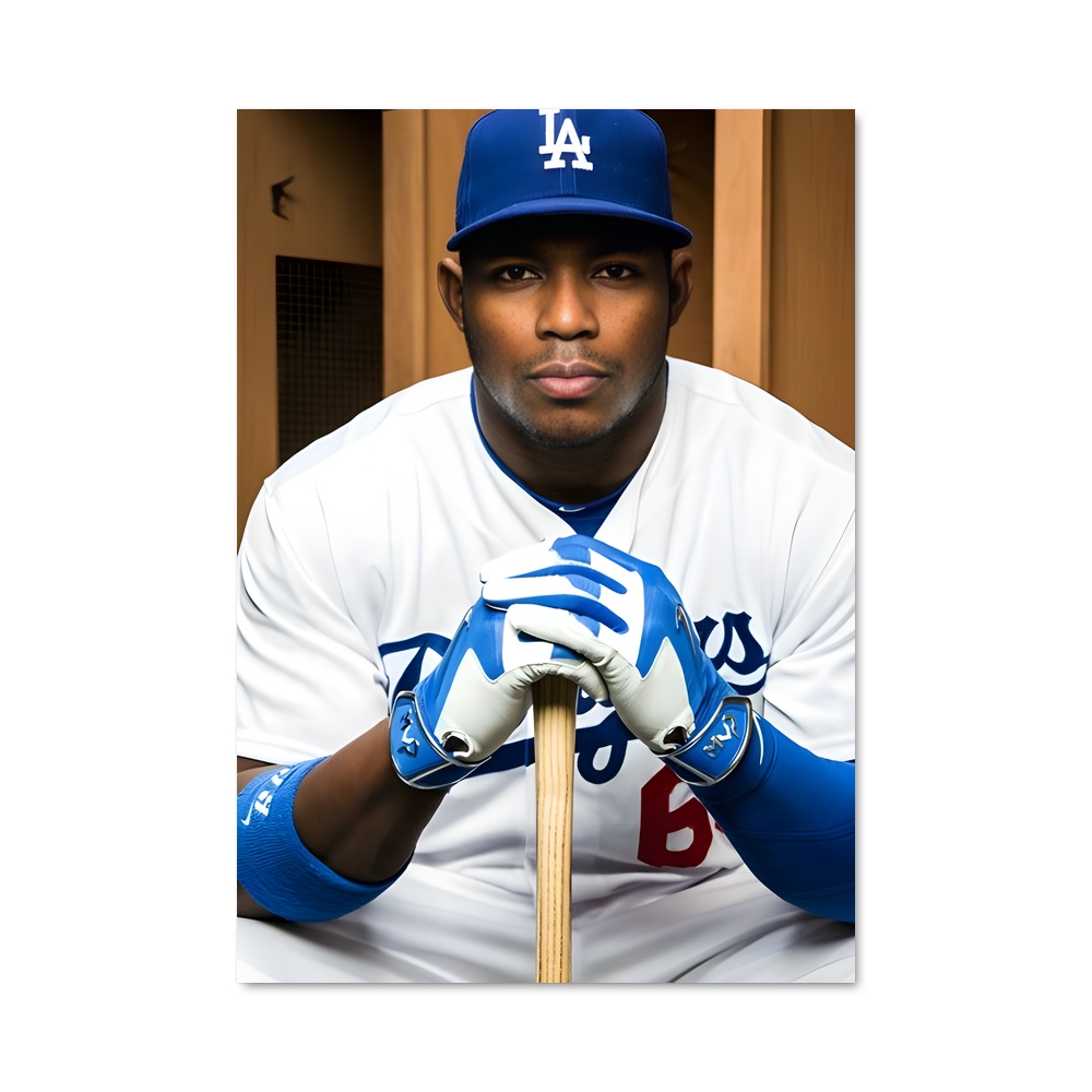 Poster Yasiel puig – affiche Baseball